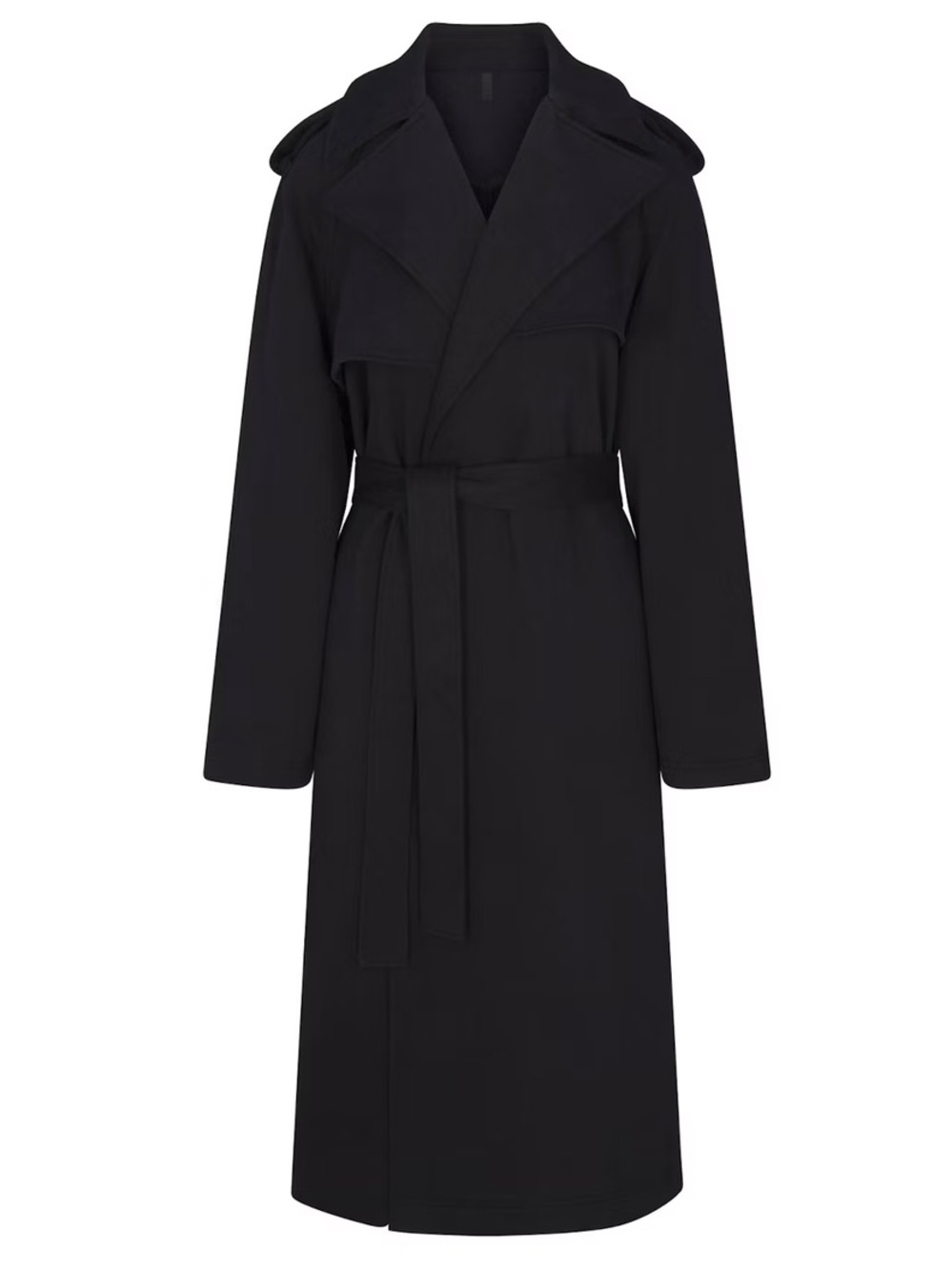 Skims Oversized Boyfriend Fleece Trench Coat Size XS